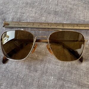 David Beckham Silver Aviator Sunglasses